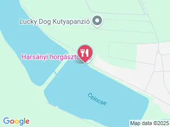 Harcsafészek falatozó Harsány a térképen