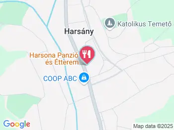 Harsányi Harsona Étterem Harsány a térképen