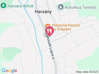 Menta Fagyizó Harsány a térképen