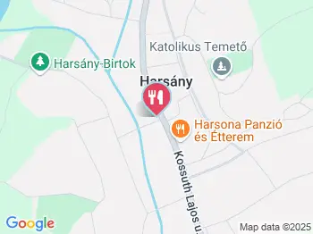 Pizza Afrika Harsány a térképen