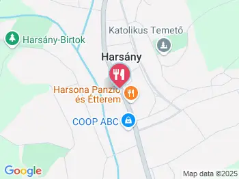 Székelykő Étterem Harsány a térképen