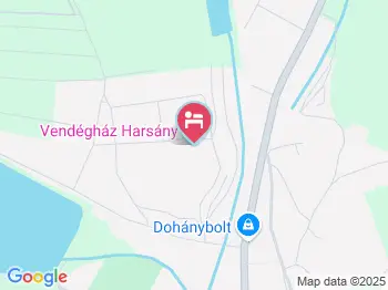 Vendégház Harsány Harsány a térképen