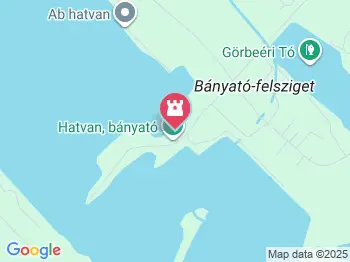 A-Beton horgásztó Hatvan a térképen