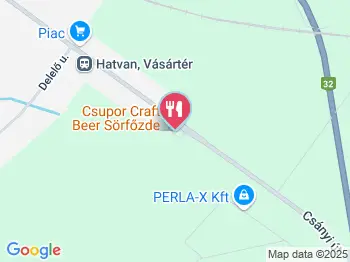 Csupor Craft Beer Sörfőzde Hatvan a térképen