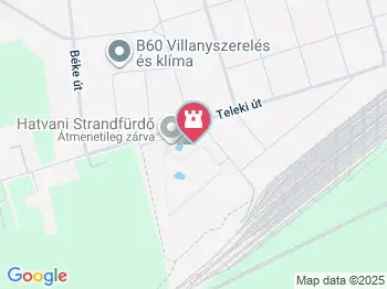 Hatvani Termálvizes Strandfürdő Hatvan a térképen