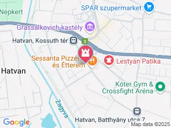 Hatvany Lajos Múzeum Hatvan a térképen