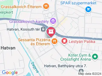 Játszótér Hatvan a térképen