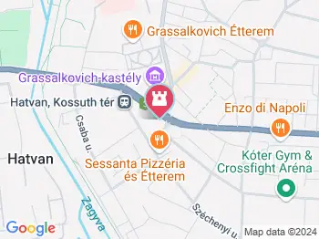 Középkori városmaket Hatvan a térképen