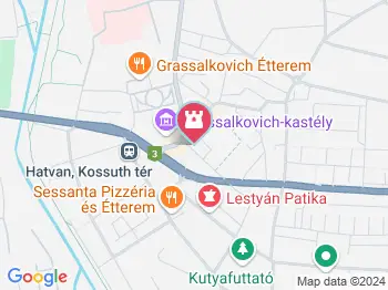 Városháza Hatvan a térképen