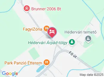 Kék Apartman Hédervár a térképen