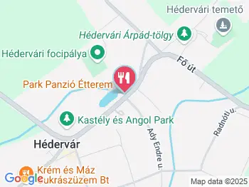 Park Panzió étterme Hédervár a térképen