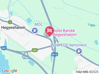 Barokk Hotel Hegyeshalom a térképen
