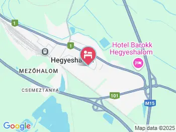Horváth Vendégház Hegyeshalom a térképen