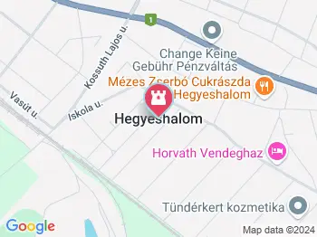 I. és II. világháború, a kitelepítés és 1956 áldozatai emlékmű Hegyeshalom a térképen