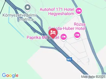 Paprika Hotel Hegyeshalom a térképen