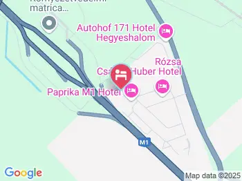 Paprika M1 Hotel Hegyeshalom a térképen