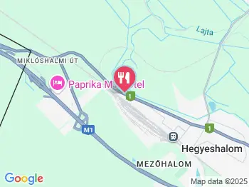 Rózsa Csárda Hegyeshalom a térképen