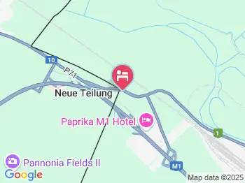 West Motel Hegyeshalom a térképen