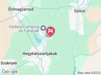 Őrségi Csónakház Hegyhátszentjakab a térképen