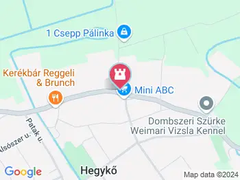 Csipkeház Hegykő a térképen