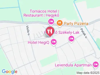 Grund Falatozó - Sá-Ra Termál Hegykő a térképen