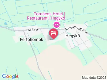 Gubó Vendégház Hegykő a térképen