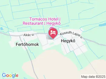 Kistornácos Apartmanház Hegykő a térképen