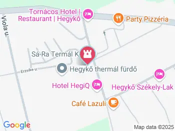 Sá-Ra Termál Hegykő Hegykő a térképen