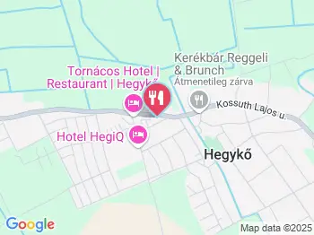Tornácos Étterem Hegykő a térképen