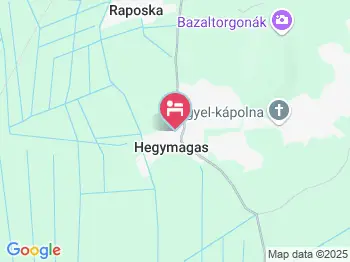 Éva Vendégház Hegymagas a térképen
