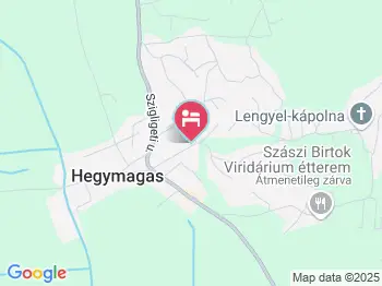 Kiss Vendégház Hegymagas a térképen