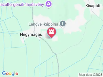 Oroszlánfejű-kút Hegymagas a térképen