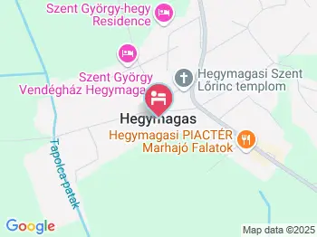 Varga Vendégház Hegymagas a térképen