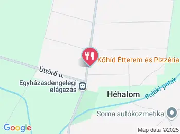 Kőhíd Étterem Héhalom a térképen