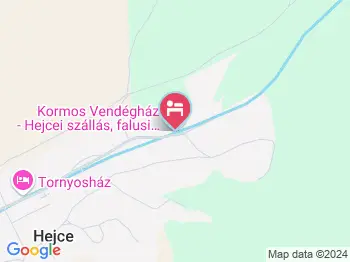 Kormos Vendégház Hejce a térképen