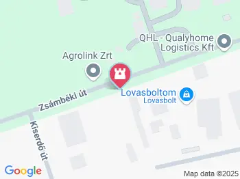 Herceghalmi Lourdes-i barlang Herceghalom a térképen