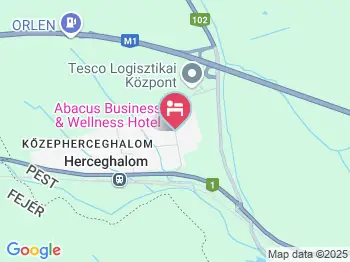 Abacus Business & Wellness Hotel Herceghalom a térképen