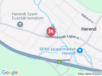 Anna Panzió Herend a térképen