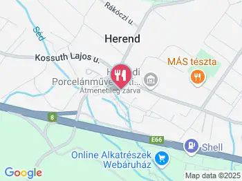 Park Fagyizó Herend a térképen