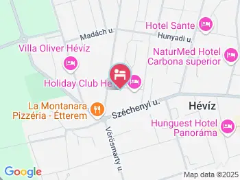 Ács Apartman Hévíz a térképen