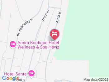 Afamado Apartman Fisli Hévíz a térképen