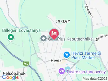 Apartman Berki Hévíz a térképen