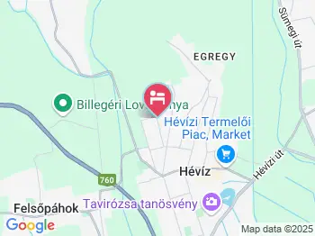 Apartman Katalin Hévíz a térképen