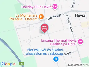 Arany Szőlő Wellness Apartmanház Hévíz a térképen