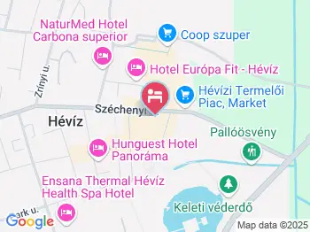 Árkád Apartman Hévíz a térképen