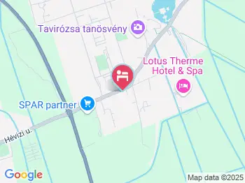 Attila Vendégház Hévíz a térképen