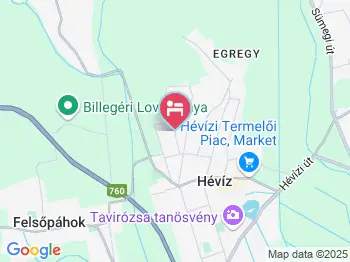 Barbara Apartman Hévíz a térképen