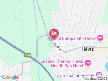 Berki Margit Apartman Hévíz a térképen