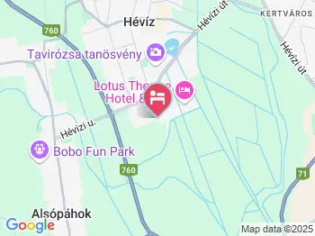 Club Unicum II. Hévíz a térképen