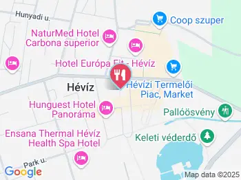 Corso Cafe Kávézó & Fagylaltozó Hévíz a térképen